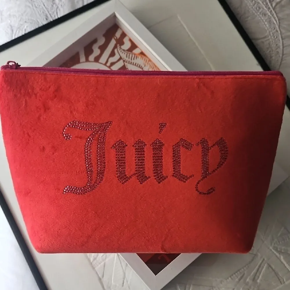 Juicy Couture Red Cosmetic Bag